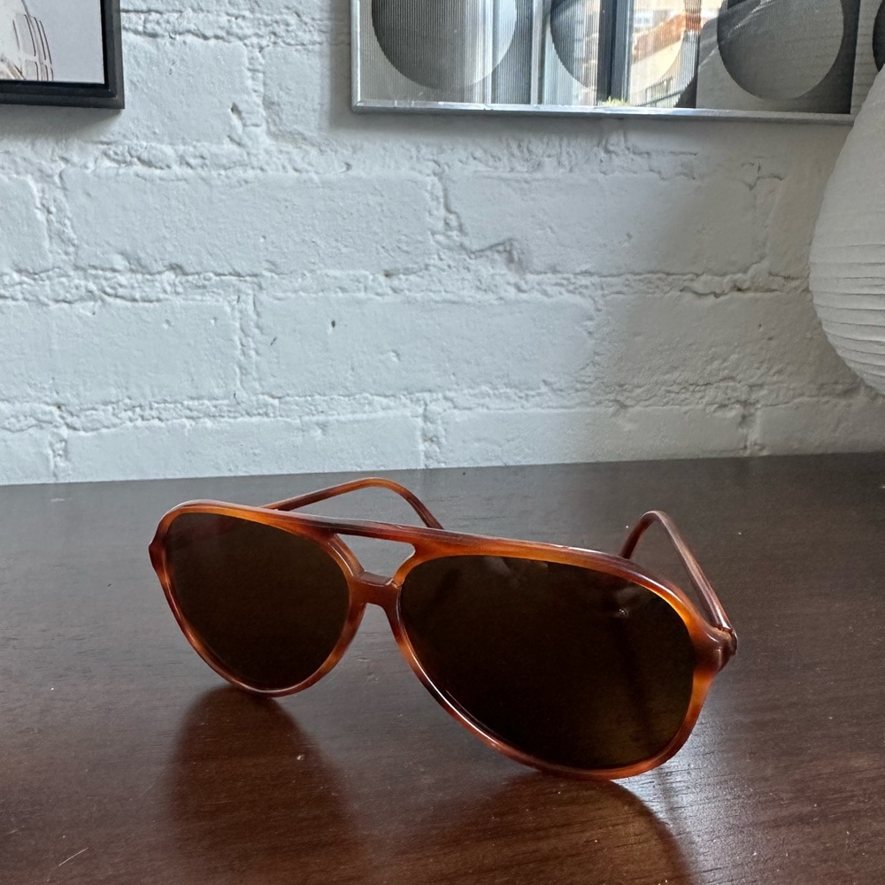 Persol Tortoise Shell Aviator Sunglasses